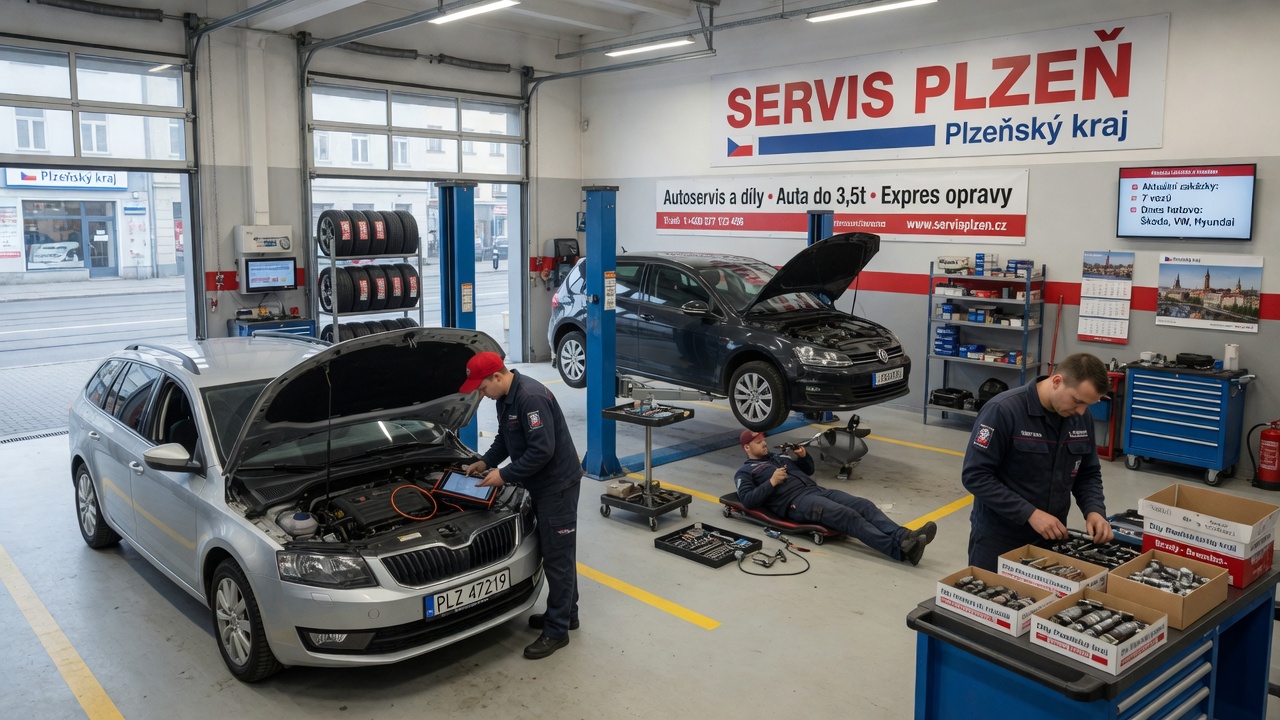 SERVIS Plzeňský kraj | Profesionální služby pro řidiče – e-automotive.cz SERVIS Plzeňský kraj – ověřené SERVIS stanice, technické kontroly, emise, registrace a služby pro motoristy
